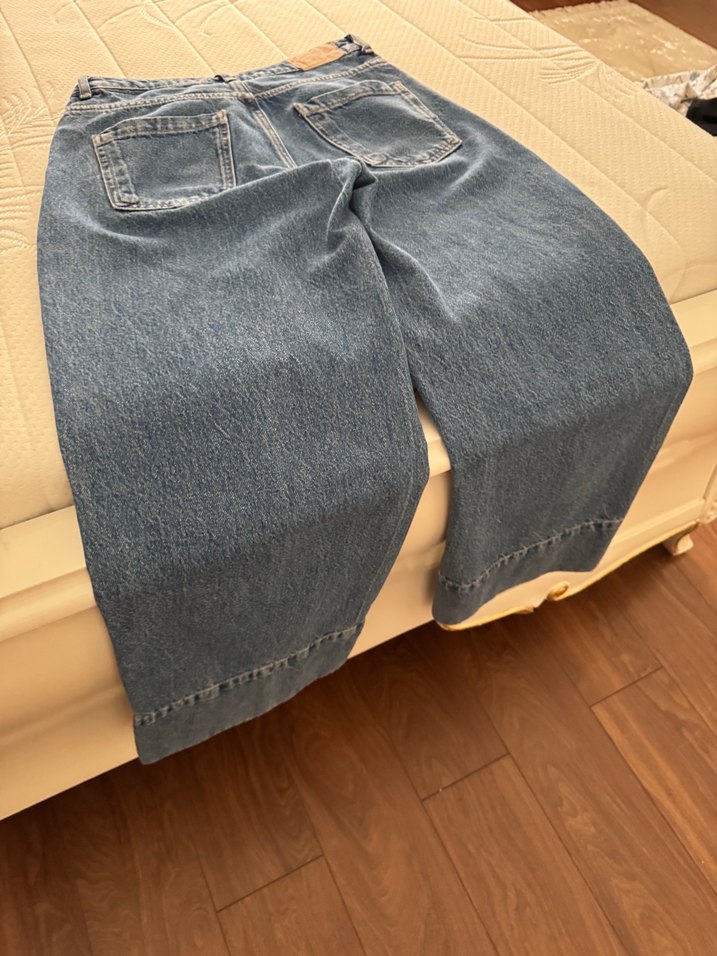 Gri Tonlu Kadın Midi Denim Pantolon - Görsel 5