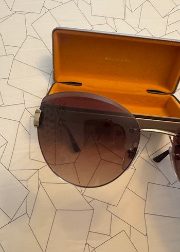 Kahverengi Şeffaf Yuvarlak Kadın Güneş Gözlüğü - Görsel 3