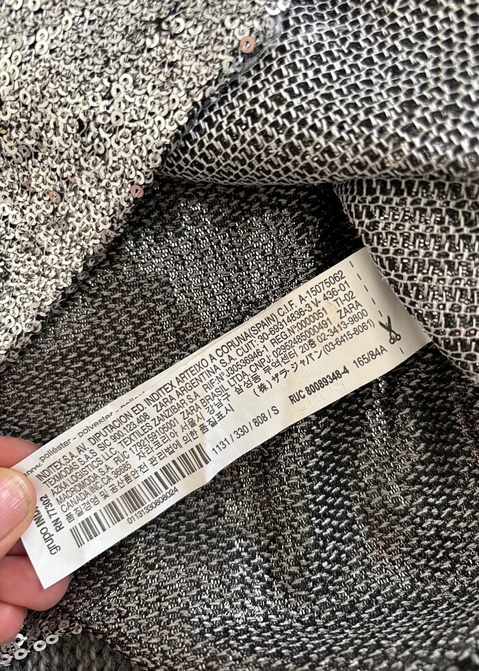 Zara payetli bluz - Görsel 3