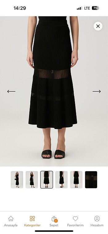 Beymen Club triko etek - Görsel 2