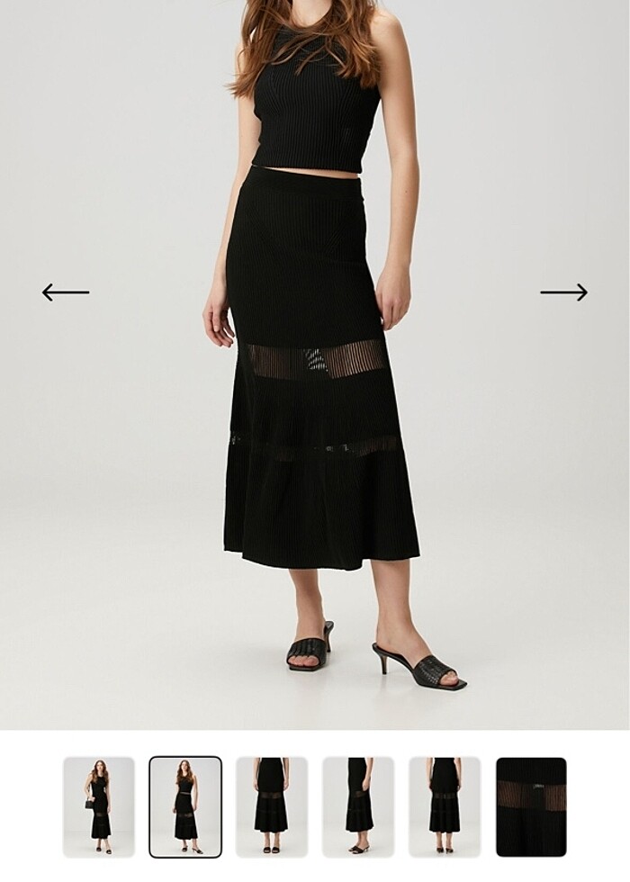 Beymen Club triko etek - Görsel 5