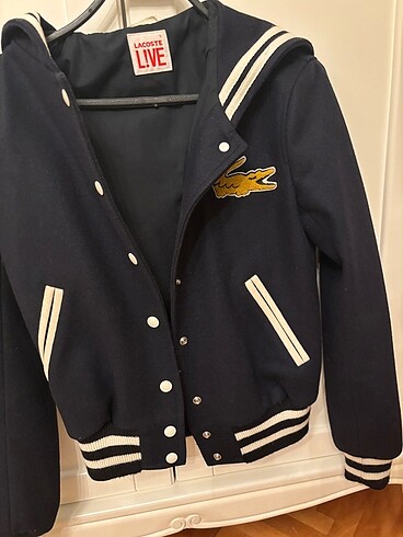 Lacoste kaşe mont - Görsel 2