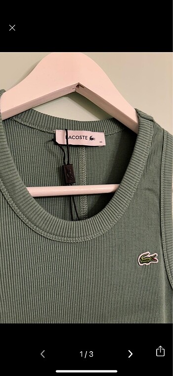 Lacoste orijinal elbise 38 bedene uyumlu