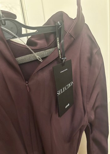 Uzun Mor Gotik Kadın Elbise - Görsel 2