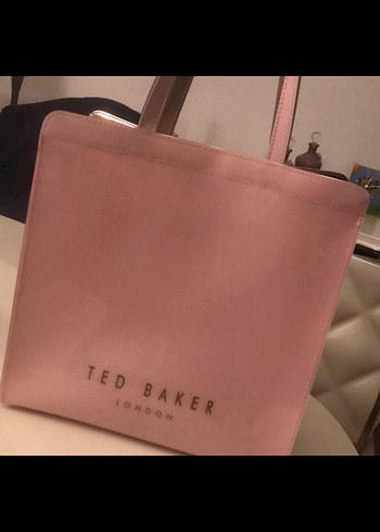 Pembe Deri Kadın Çanta Fiyonk Detaylı - Görsel 2