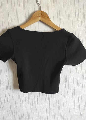 Diğer Stradivarius Siyah Triko crop