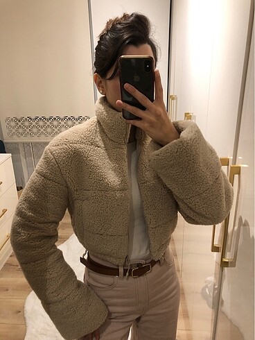 Bershka peluş mont