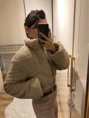 Bershka peluş mont - Görsel 3