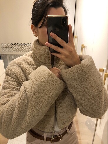 Bershka peluş mont - Görsel 2