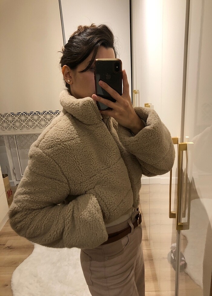 Bershka peluş mont - Görsel 3