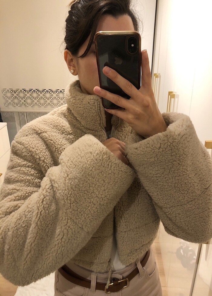 Bershka peluş mont - Görsel 2