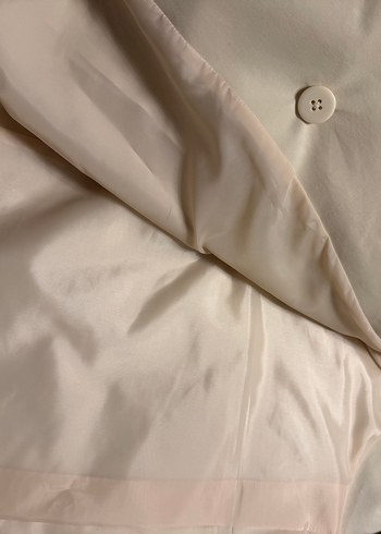 Bej Kadın Midi Trençkot - Görsel 5