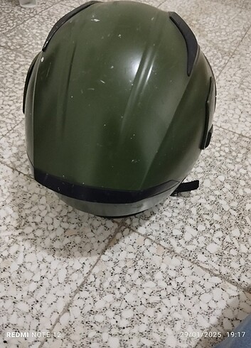 JK20 Çene Açılır Güneş Vizörlü Kask Yeşil  - Görsel 3