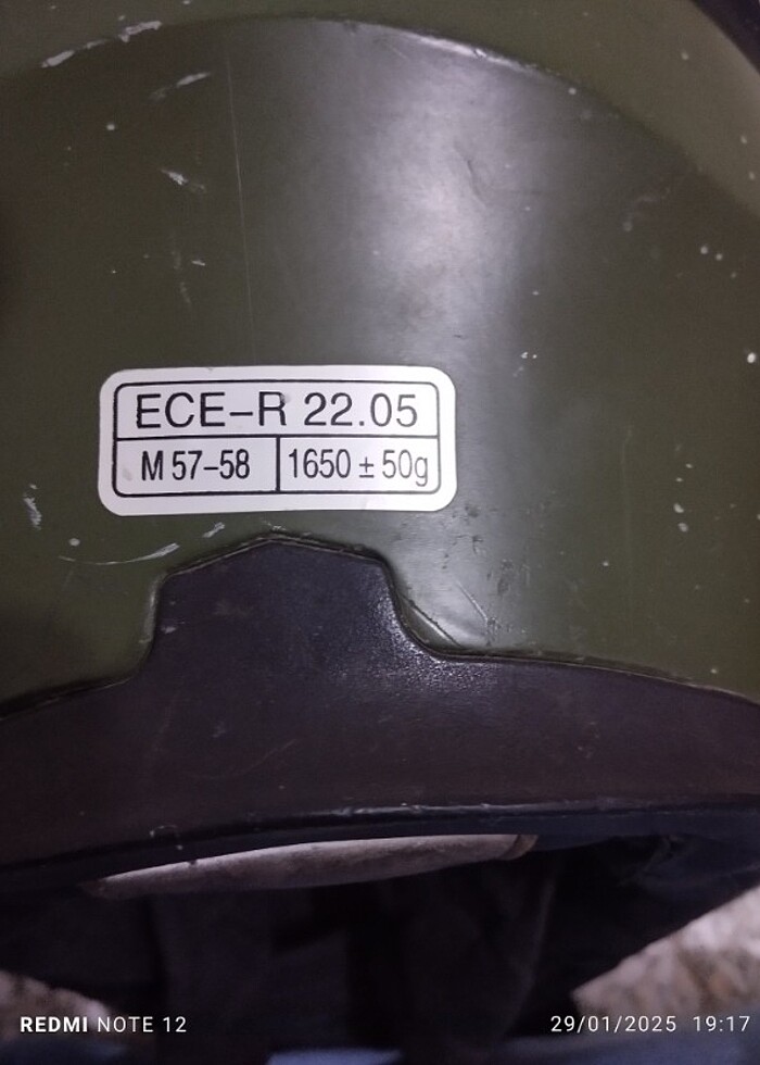 JK20 Çene Açılır Güneş Vizörlü Kask Yeşil  - Görsel 5