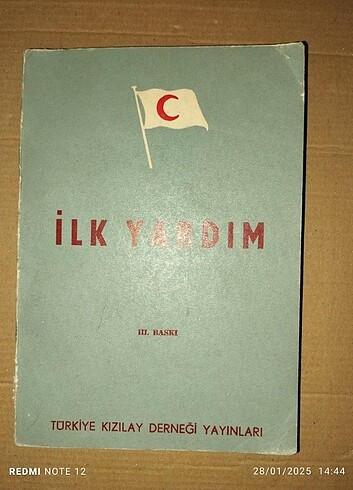 İlk Yardım Kitap Kızılay 1972