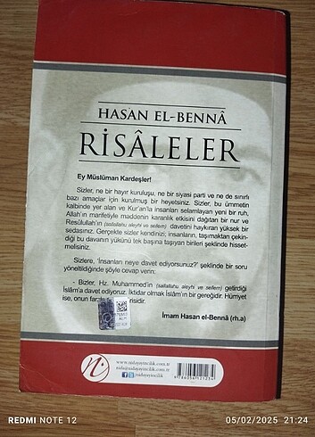 Risâleler Hasan El-Bennâ - Görsel 2