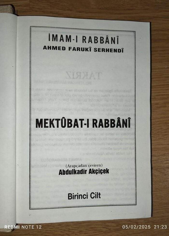 Mektubatı Rabbani - Görsel 2