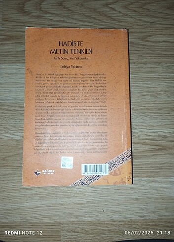 Hadiste Metin Tenkidi  - Görsel 2