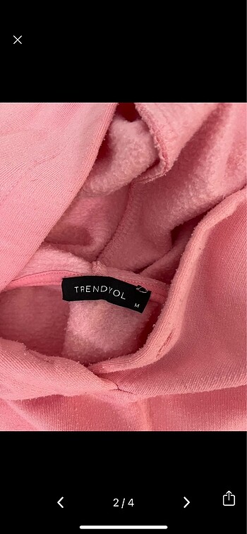 Trendyol & Milla Pembe oversize sweatshirt