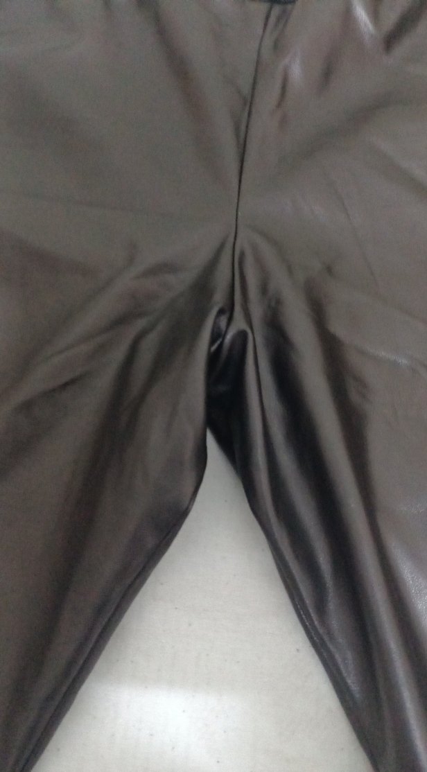 Siyah Deri Pantolon - Görsel 4