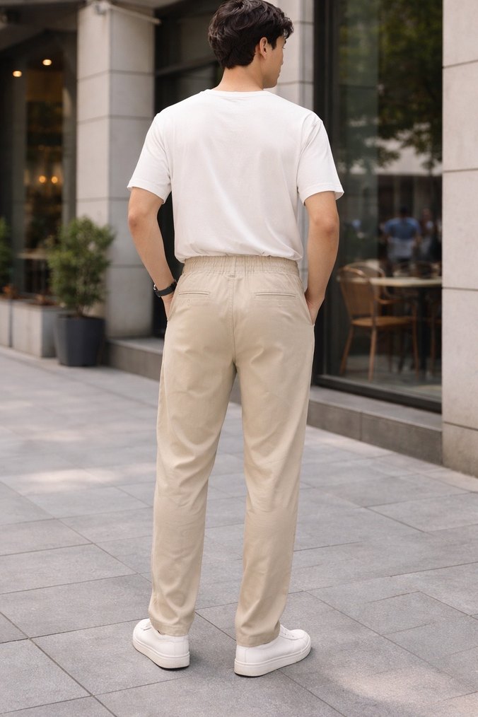 Bej Regular Fit Erkek Pantolon - Görsel 2