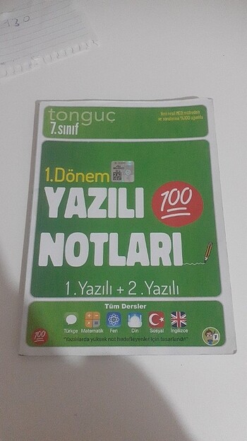 7.sınıf 1.dönem yazılı notları