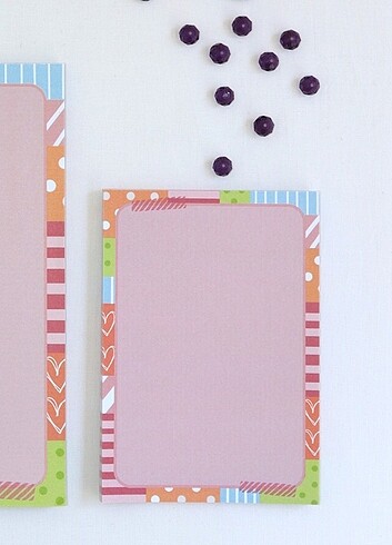 A6 pembe tema notepad