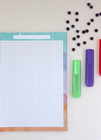 A4 kareli sulu boya notepad