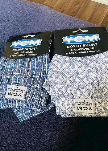 YCM Erkek Baskılı Mini Boxer Şort