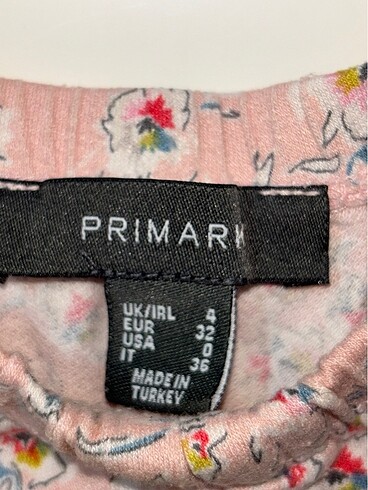 11-12 Yaş Beden pembe Renk Pembe straplez kollu crop