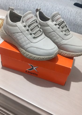 Gri Bağcıklı Stiletto Topuklu Spor Ayakkabı - Görsel 4