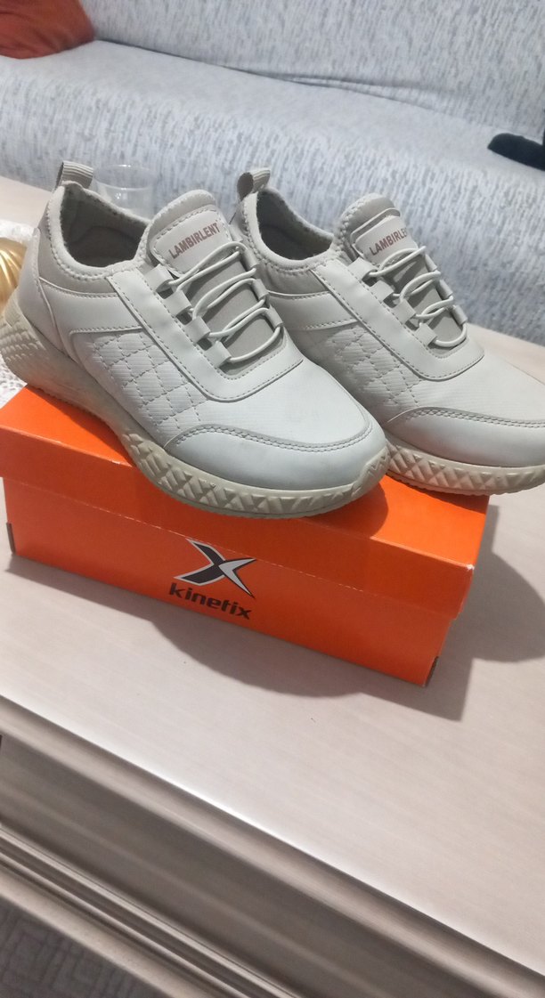 Gri Bağcıklı Stiletto Topuklu Spor Ayakkabı - Görsel 4