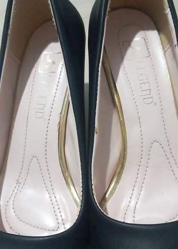 Klasik Mavi Tokalı Stiletto Topuklu Kadın Ayakkabı - Görsel 3