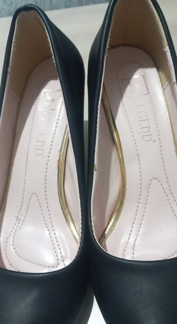 Klasik Mavi Tokalı Stiletto Topuklu Kadın Ayakkabı - Görsel 3