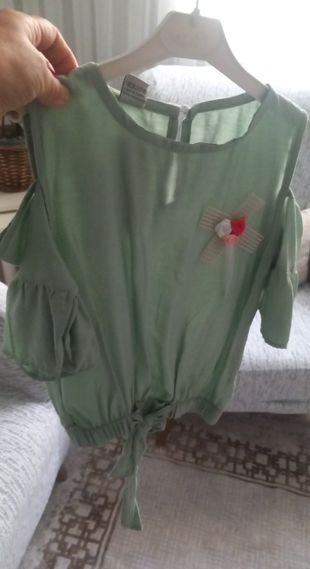 yeşil kız çocuğu tulum - Görsel 3