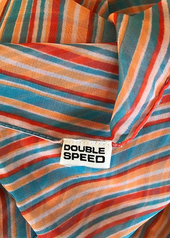 Uzun Boylu Bohem Çizgili Kadın Pareo - Görsel 10