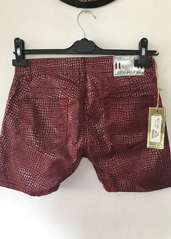 Desenli Kadın Şort - Görsel 8