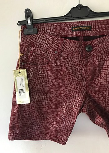 Desenli Kadın Şort - Görsel 6