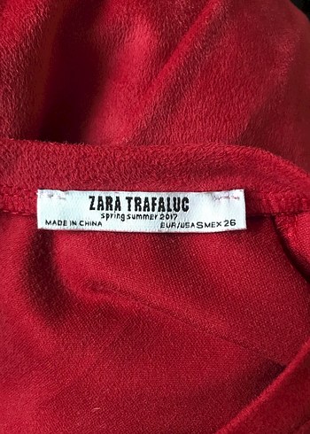 Kırmızı Süet Elbise - Görsel 6