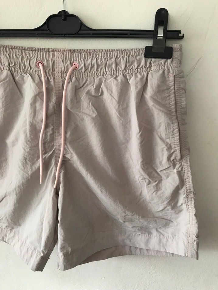 Bej-Toz Pembe Rahat Kesim Erkek Deniz Şort - Görsel 4