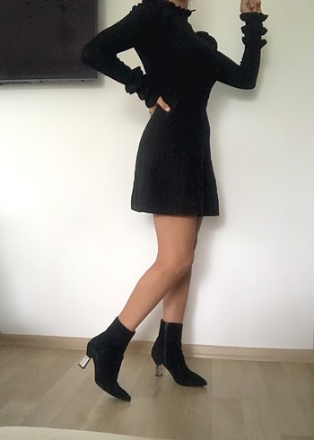 Siyah Elbise - Görsel 5