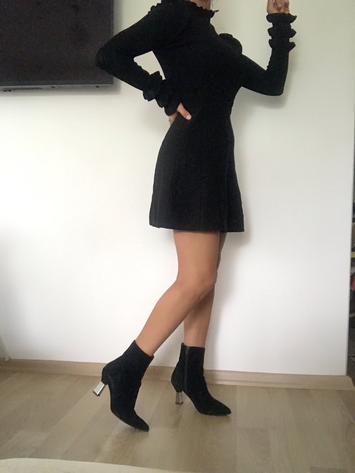 Siyah Elbise - Görsel 5