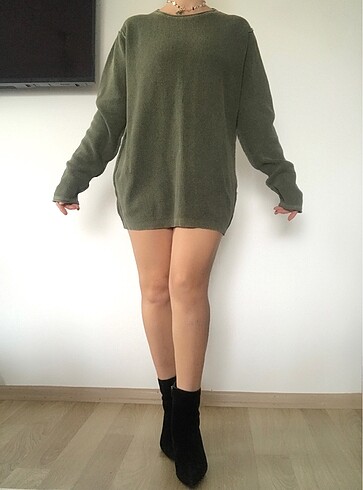 l/xl Beden Erkek Rahat Kalıp Fitilli Uzun Kollu Sweatshirt