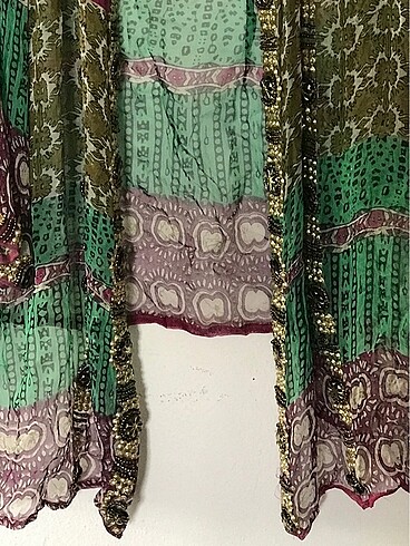 Boncuklu hırka/ Bikini üstü/ Pareo - Görsel 6