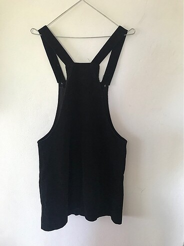 Kadife Askılı elbise - Görsel 12