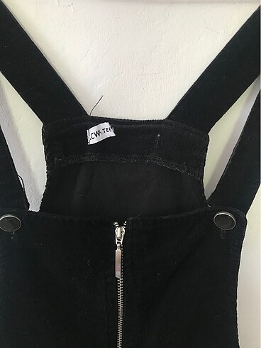 Kadife Askılı elbise - Görsel 13