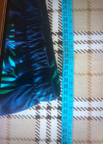 Erkek Siyah-Yeşil Şort - Görsel 7