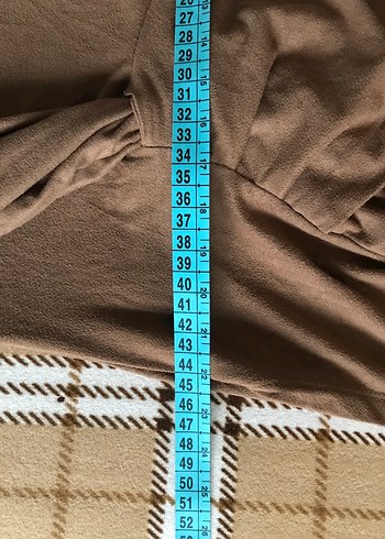 Yumuşak Süet Ofis Elbise - Görsel 8