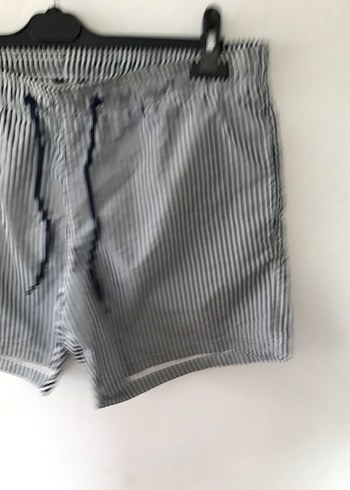 Çizgili Erkek Mini Deniz Şortu - Görsel 4