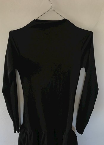 Siyah Esnek Elbise - Görsel 10